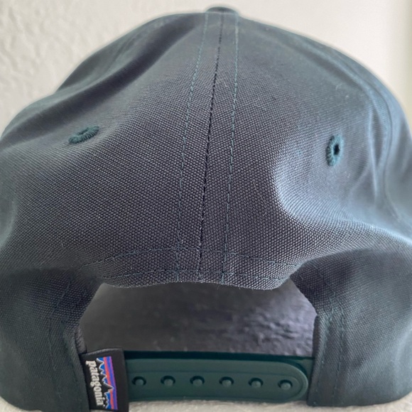 Patagonia Green Endure Used Rare Cap Snapback - Picture 2 of 4